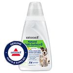 BISSELL Natural Multi Surface Floor Cleaning Solution 1L | for CrossWave, SpinWave and HydroWave | Plant Based Cleaning Ingredients, Pet & Family safe | 3122, White