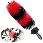 StoneBanks 17" Alloy Wheel Brush for Cleaning Car Wheels, 4" Ultra-wide Diameter Large Soft PP Bristles Barrel Brush Car Cleaning, Eays Deep Cleaning