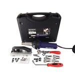 WELDY 1600W Plastic hot air gun Hot Air Torch Plastic Welding Gun Welder Pistol Flooring Tools Flooring Welding Kit (120V hot air gun welding kit)