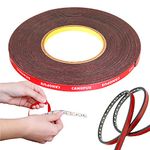 CANOPUS Professional 3M Double Sided Tape Heavy Duty 10mm x 9.75m Waterproof Mounting Tape Strong Adhesive Tape, Ideal for LED Strip Lights Automotive, Home Decor, Car 10mm Double Sided Tape