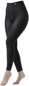 HEAT HOLDERS Women's Footless Thermal Tights -160 Denier, Brushed Comfort, Winter Warmth, Black, Large