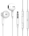 Earphones In-Ear headphones wired Earbuds 3.5mm Jack headphones Noise Isolating Headset With Microphone Compatible with iPhone PadPro PadMini Samsung HuaWei Android MP3 Players Smartphones and Laptops