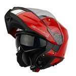 G-Mac Glide Evo Flip Front Motorcycle Helmet - Red, White