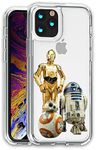 Cute Star-Wars Characters Stormtrooper Pattern Hybrid Custom Case Compatible with iPhone 15 pro max Plus 14 13 12 Mini 11 SE X + Other Models Personalized Protective Cover SW20 (Droids)