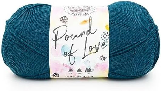 Lion Brand Yarn Pound of Love Yarn, 1 Pack, Cascade