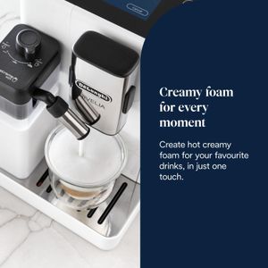 De'Longhi Rivelia Coffee Machine – Arctic White