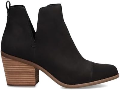 TOMS Women's Everly Boot, Black, 7 US