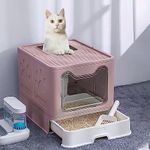 Cat Litter Box with Lid, Enclosed C