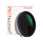 PROfezzion [2 in 1] 52mm ND Filter [ND2-ND32] and CPL Polarizer Polarizing Filter, Variable Neutral Density Adjustable Fader with 5 Hard Stops for Canon/Nikon/Sony/Fujifilm/Tamron/Sigma Lenses