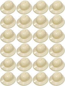 Erinnmy 24 Pcs Safari Party Hats,Plastic Safari Hats Explorer Hats,Jungle Theme Animals Explorer Party Hat,Safari Party Supplies for Kids Birthday Jungle Adventure Themed Party Dress Up