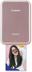 Canon Zoemini smartphone photo printer (Pink) – Get instant 2x3” sticky-backed photos from your iOS or Android device. No ink with ZINK technology.