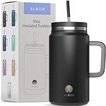 ALBOR 50 oz Tumbler With Lid and St