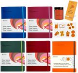 Headway Self-Care Gift Set – Includes Motivation & Self-Awareness Guided Journal, 3-Month Weekly & Monthly Planners (4Pcs), Jar Scented Candle, Planner Stickers, Inspirational Gift Kit for Women, Full Year