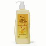 Olivia Honey Almond Natural Skin Care Moisturizer for Face and Body 500ml with Sunscreen, 500 ml (Pack of 1)