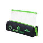 GREEN ZIPPER Ziploc Pouches, Ziplock Bag For Storage, Ziplock Bags For Fridge Storage, Ziplock bags Large (1 Pack - 15 Pieces) 10X12 (25.5 X30cm)(Plastic,Green)