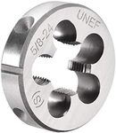 uxcell 5/8-24 UNEF Round Die, Machine Thread Right Hand Threading Die, Alloy Tool Steel Screw Thread Cutting Die