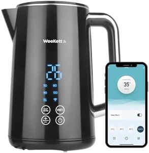 Alexa Smart Kettle, 1.7L - Smart Home Voice Control Kettle - Temperature Control Kettle with Cool Touch, LED Display & Keep Warm Function - 2200w Energy Efficient & BPA Free - Black