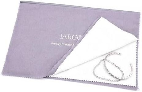 JARGOD Silver Polishing Cloth Jewelry Cleaning Cloth Silver Cleaning Cloth Made with Cotton 11" X 14" inches for Cleaning Gold, Silver and Platinum Jewelry. (Pack of 1)