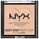 NYX Professional Makeup Can't Stop Won't Stop Mattifying Powder, Matte Finish, Light Medium