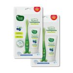 Mother Sparsh Natural Toothpaste for Kids-50g (With Free Toothbrush), Blueberry (Pack of 2) | Strengthens Gums, Whitens Teeth | Anti Cavity Baby Toothpaste Free from Preservatives & Fluoride