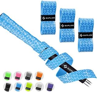 SAPLIZE Golf Grip Wrapping Tapes, 15-Pack Tacky PU Overgrip Tapes, Golf Club Grips New Regripping Solution, Refresh Golf Grips, Blue