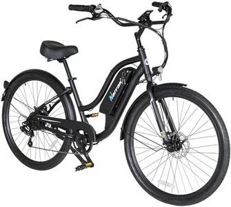 NARRAK Cruiser Electric Bike for Adults,27.5" Dual Disc Brakes Electric Bicycle,Peak Power 500W 375WH Removable Battery Hybrid Beach Cruiser Ebike,7-Speed UrbanPace Electric Bike