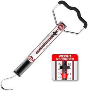 SNAIL TRAIL - 20lbs/50lbs Aluminum Tube Fish Scale, Spring Hook Scale, Hanging Scale for Luggage