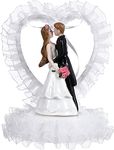 Nice and DeftWedding Cake, Wedding Bride and Groom Wedding Cake Decorations, Cake Topper for Engagement Wedding Anniversary Decorations