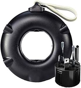 MOGICS Bagel- Universal Travel Power Strip- Black (MPB-AB)