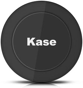 Kase 95mm Magnetic Lens Cap, CNC Aluminum & Optical Glass Center Press-on Cover, 1s Install，Fits for Canon Nikon Sony Fuji DSLR Mirrorless