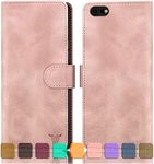 DJBull for iPhone 6 Plus/6S Plus Wallet case with Credit Card Holder,[RFID Blocking] PU Leather Phone case Shockproof Cover Women Men for Apple 6S Plus case Rose Gold