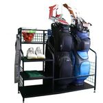 Izzo Golf Garage Storage Organizer - Storage Organizer for Golf, Garage Golf Organizer