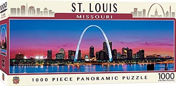 MasterPieces American Vistas Panoramic St. Louis Jigsaw Puzzle, 1000-Piece