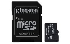 Kingston Industrial 8GB microSDHC C10 A1 pSLC Card + SD Adapter SDCIT2/8GB