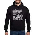 CafePress She Is Fierce Shakespeare Hoodie (Dark) Men's Dark Hooded Sweatshirt Hoodie Black