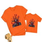 Orange Shirt for Mommy and Me Outfits Orange Bright Tshirt Indigenous Orange Short Sleeve Tops