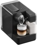JZ.CAFE Espresso Machine with Integrated Automatic Milk Frother - Single-Serve Coffee Maker Capsule Compatible, One Touch Latte & Cappuccino, Single or Double Shot Espresso Maker