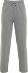 JMA Trading Men's Open Hem Jog Pants Plain Jogging Bottoms Fleece Pants Sports Trousers Jogging Bottoms Plus Size Small to 2XL (Grey, Medium)