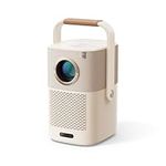 【Sound by JBL & Built-In 2.5H Battery】Portable Projector, Native 1080P,Auto Focus&Keystone,WiFi 6 Bluetooth,50% Zoom,Smart Screen, Yaber Outdoor for Bedroom,Home Cinema