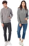 Alternative Men's Hoodie, Vintage Washed Terry Challenger Hooded Sweatshirt, Eco Grey, Medium