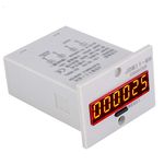 Electronic Counter,JDM11-6H No Voltage Counter 6 Digits Electronic LED Digital Display Counter Relay(AC/DC12V)