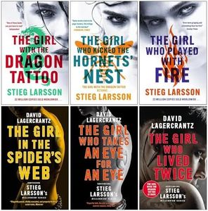 Millennium series 6 Books Complete Collection Box Set by Stieg Larsson & David Lagercrantz (Books 1 - 6)