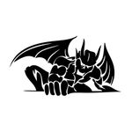 Demon Haunting - Tribal Decal Vinyl Sticker for Car, Bike, iPad, Laptop, MacBook, Helmet