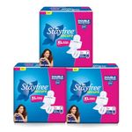 Stayfree Secure xl | Combo packs 120 Pads | Cottony Soft Sanitary Pads for Women | with Leak Lock Technology | Odour Control | Absorbs upto 100% Fluid | Up to 12 Hours of Protection |