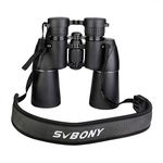 Svbony SV206 Binoculars for Adults, 10x50 Bak4 Porro Prism HD FMC Lens IPX7 Waterproof, Binocular with Neck Strap Carry Case for Beginner Astronomy Birdwatching Educational