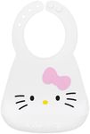 Bumkins Silicone Hello Kitty Baby or Toddler Bib, Waterproof, Wipe Clean, Stain and Odor Resistant, 6-24 Months, 8.5" x 1.5" x 13"