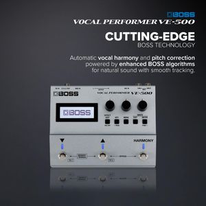 BOSS VE-500 Vocal Multi-Effects Unit – Harmony, Pitch Correction, Looper