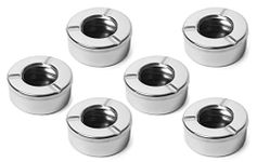 finality Stainless Steel Ashtray for Cigarette Ash Holder Tray with Lid for Home, Office and Bar (PACK OF 6)