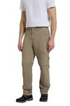 Mountain Warehouse Explore Convertible Mens Trousers - Fast Dry, Fade Resistant, Knee Zips Cargo Trousers, Stretch Casual Bottoms - for Spring Summer & Travelling Beige 36W