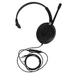 Office Headset with Mic, 3.5mm Plug